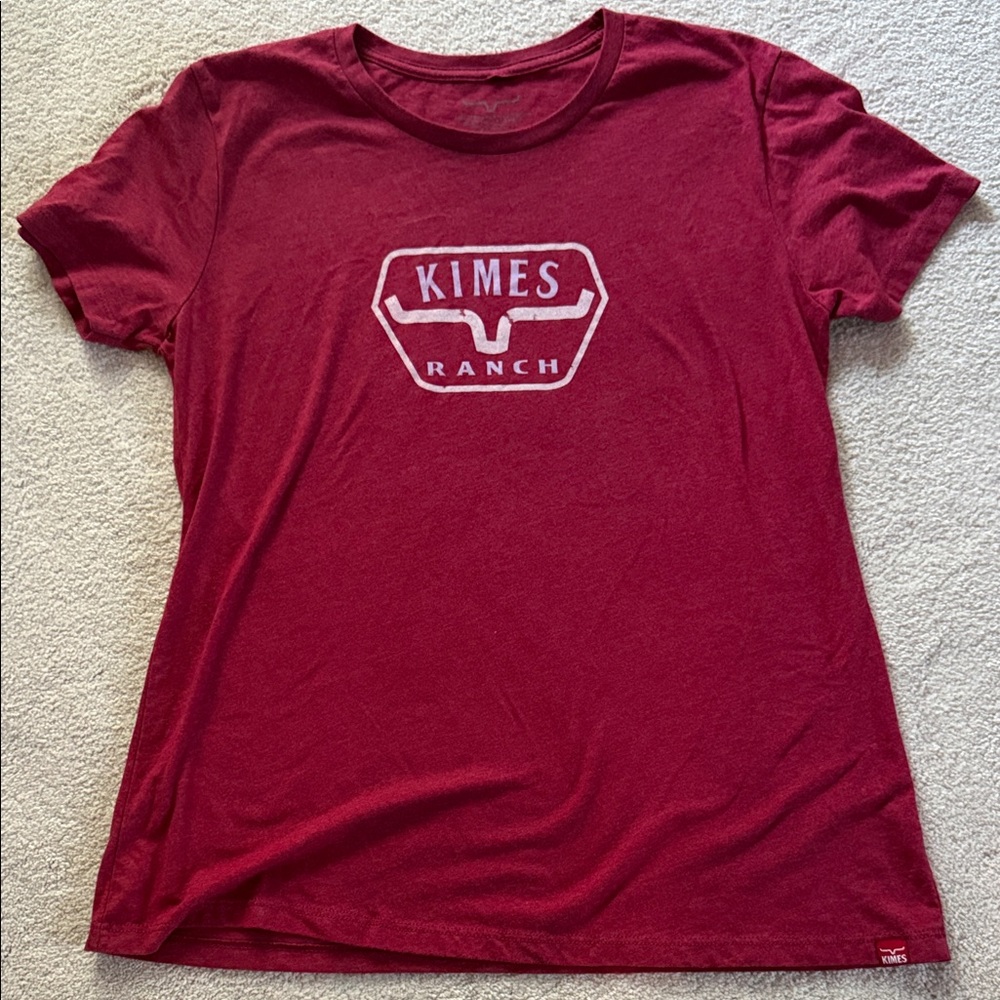 Kimes Ranch Burgundy Tee